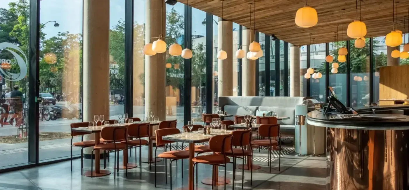 Lobby view of The Originals Boutique Maison Montmartre Hotel Paris, France